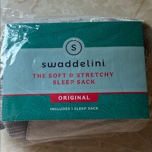 Swaddelini Original Soft & Stretchy Sleep Sack in Grey